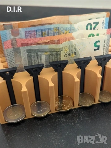 Органайзер за евро валути - от 5 цента до 50 евро!