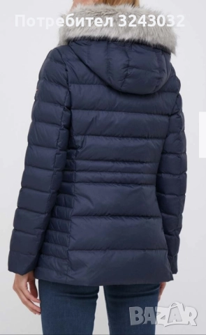 Дамско пухено яке Tommy Hilfiger, снимка 3 - Якета - 52426452