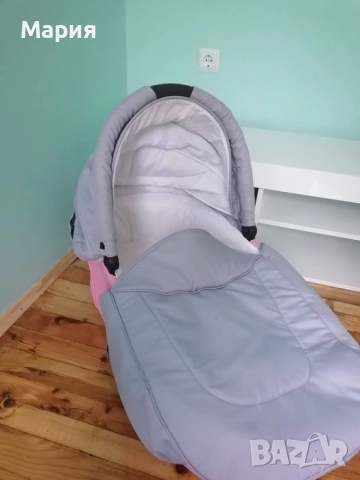 Бебешка количка и столче за кола, снимка 3 - Детски колички - 52425652