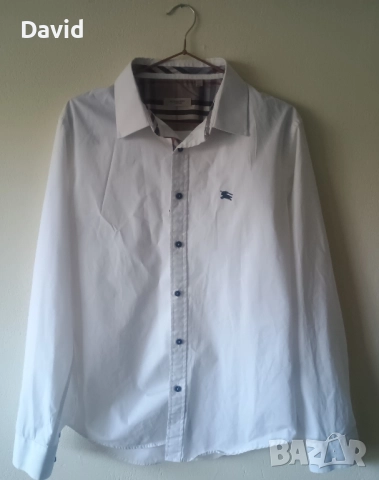 Оригинална мъжка риза с дълъг ръкав Burberry London