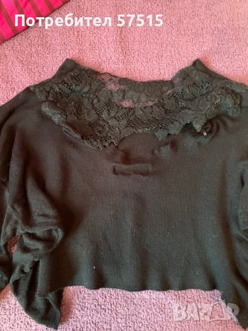REPLICA  къса дамска блуза, снимка 4 - Блузи с дълъг ръкав и пуловери - 44059281
