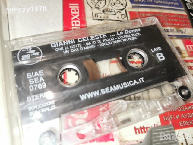 GIANNI CELESTE-ORIGINAL TAPE 2112251927, снимка 6 - Аудио касети - 52868535