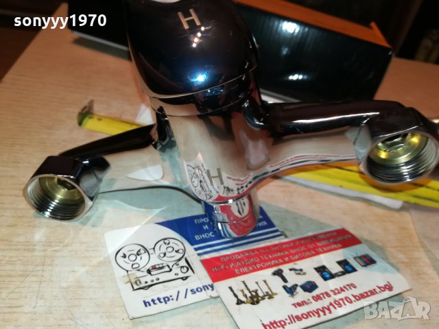 СМЕСИТЕЛ ЗА СТЕНА НОВ 0111211614, снимка 6 - Смесители - 34994111