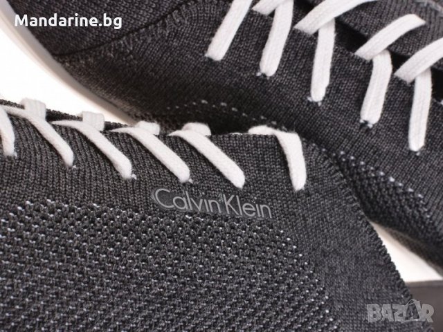 ПРОМО 🍊 CALVIN KLEIN № 37 до 40 🍊 Дамски кецове с плетен мрежест ефект нови с кутия, снимка 10 - Дамски ежедневни обувки - 26547398