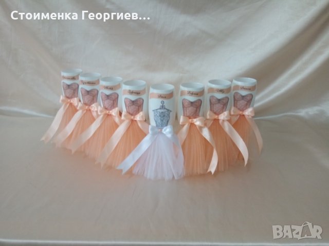 чаши за моминско парти с 3Д рокли , снимка 10 - Други услуги - 24170275