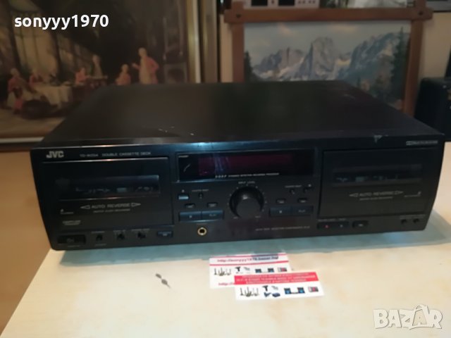 JVC TD-W254BK 3MOTOR REVERSE DECK X2 GERMANY 0507221302, снимка 4 - Декове - 37293138