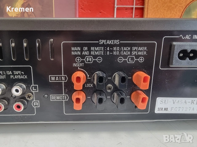 усилвател TECHNICS SU-V45A, снимка 5 - Ресийвъри, усилватели, смесителни пултове - 53401877