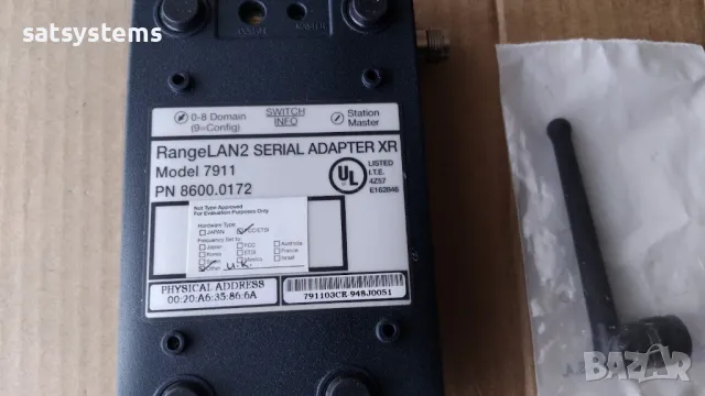 Ново!Proxim 7911 RangeLan2 Serial Adapter XR, снимка 6 - Мрежови адаптери - 48097462