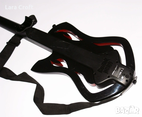Xbox 360 Guitar Hero Warriors of Rock Wireless Guitar Controller, снимка 5 - Аксесоари - 53242830