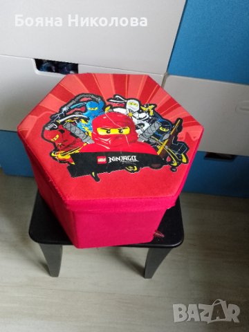 Сгъваема кутия табуретка LEGO, снимка 2 - Конструктори - 43377237