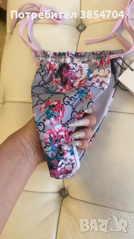 бански бикини S/M/L* Gucci TECHNICAL Bloom*thong, снимка 4 - Бански костюми - 51366287