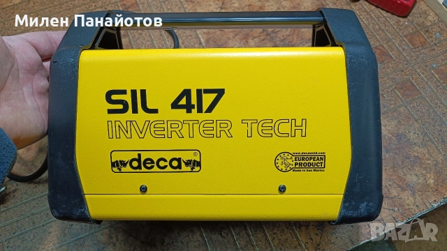 Инверторен електрожен DECA SIL 417 (реални 170 ампера), снимка 7 - Други инструменти - 53173383