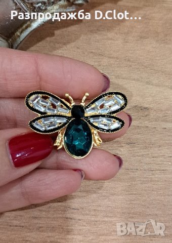Атрактивни брошки с камъни , снимка 3 - Колиета, медальони, синджири - 44002701