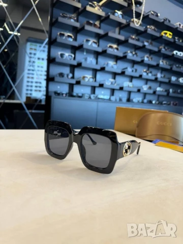 очила с черен обикновен калъф gucci chanel versace, снимка 13 - Слънчеви и диоптрични очила - 51093429