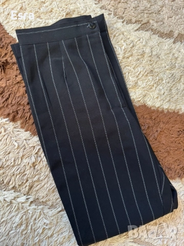 Черен панталон, снимка 4 - Панталони - 52597528