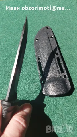 тактическият нож за оцеляване. Изпратя по Спиди с преглед и тест., снимка 2 - Ножове - 49809198