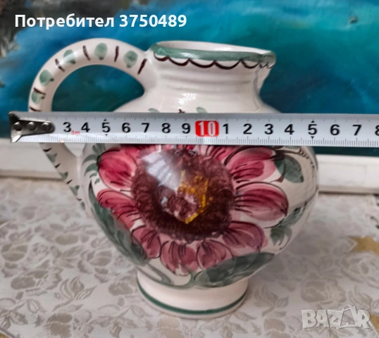 Керамична кана, снимка 4 - Антикварни и старинни предмети - 53457554