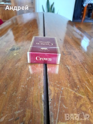 Стара кутия от цигари Crown, снимка 3 - Други ценни предмети - 33221172