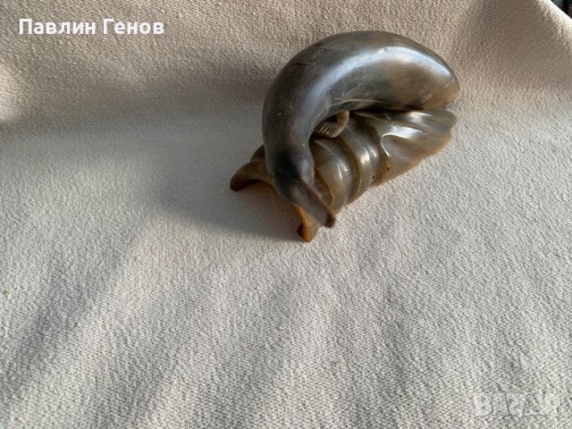 Стар сувенир от рог / кост, снимка 3 - Антикварни и старинни предмети - 38532735