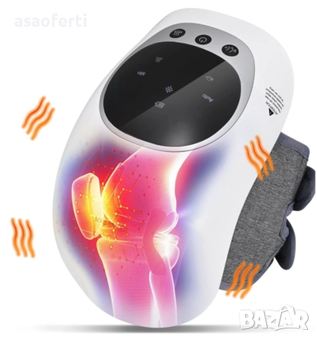 🦵 Безжичен Масажор за Колена – Инфрачервена Топлина, Вибрация и 3 Режима, снимка 2 - Масажори - 52556540