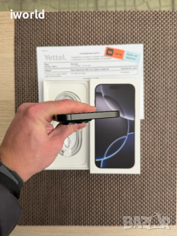 НОВ❗️36М ГАР❗️ iPhone 16 Pro MAX ❗️Лизинг от 76лв/м ❗️ Black Titanium 256Gb❗️, снимка 6 - Apple iPhone - 52721575