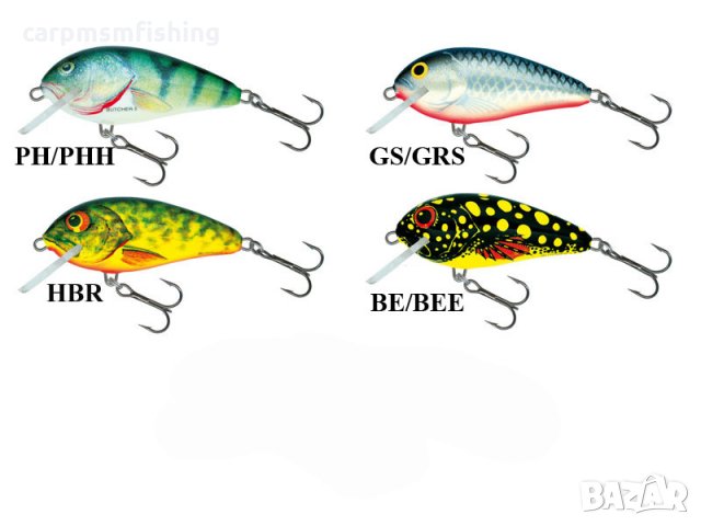 Воблер Butcher - потъващ Salmo 5см/7гр,1.0-2.0м, снимка 1
