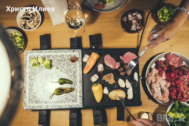 Грил Раклет скара Severin Грил 2 вида плочи естествен камък 8 тигана, снимка 7 - Скари - 44872957