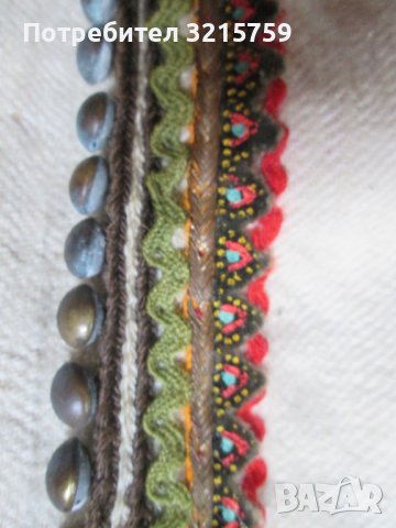 19в. Стар автентичен елек за носия -бронзови копчета и сърма, снимка 8 - Антикварни и старинни предмети - 38124474