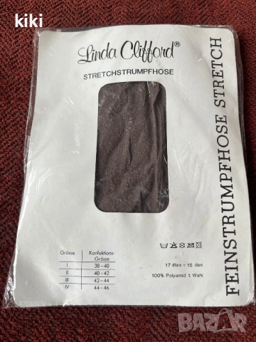 Linda Clifford M-L 15 den Дамски кафяв чорапогащник ликра , снимка 2 - Бельо - 53391724