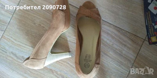 Летни обувки с ток, снимка 1 - Дамски обувки на ток - 28589470