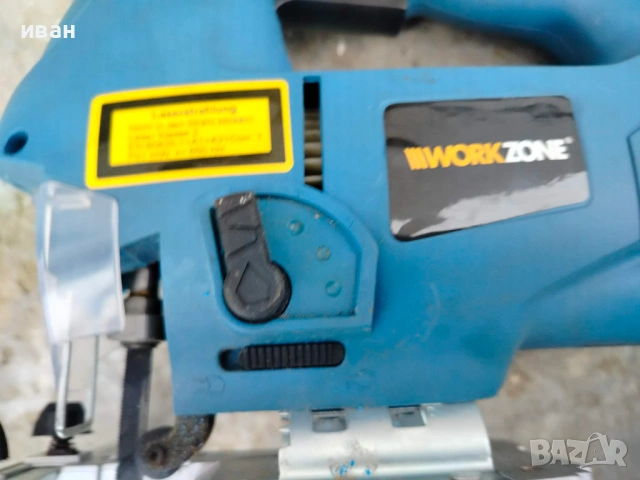 Електрическо зеге WORKZONE 800W M1Q-DD4-80 –Germany, снимка 4 - Триони и циркуляри - 53296476