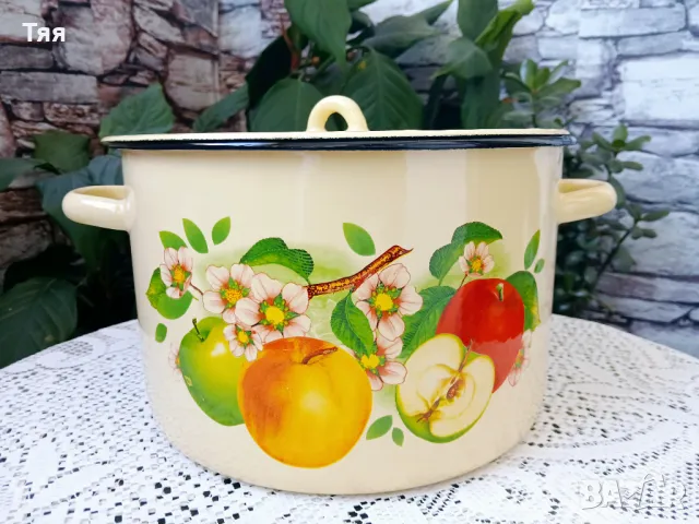 Нови емайлирани тенджери , снимка 2 - Съдове за готвене - 49594447