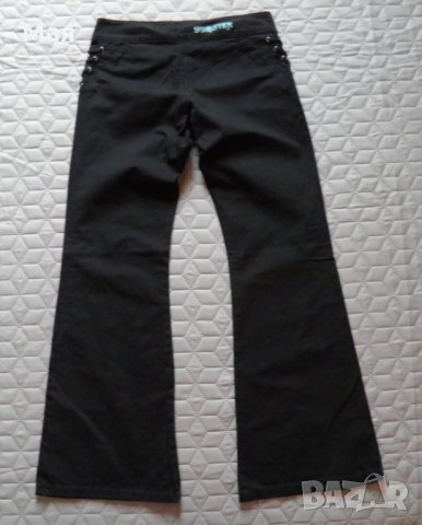 Дамски сет черен панталон H&M и ефектна бяла блуза , снимка 3 - Панталони - 26692111