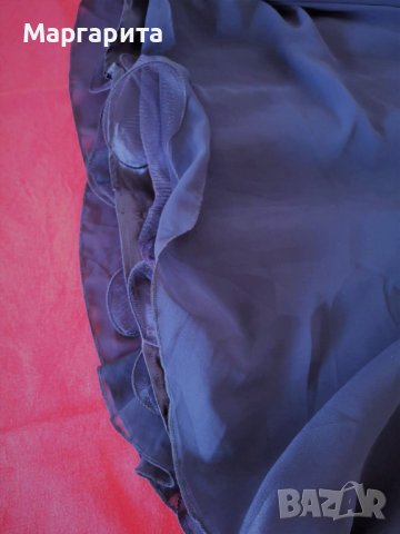 Елегантна тъмносиня рокля с бродерия Chi Chi London Curve, снимка 9 - Рокли - 40060176