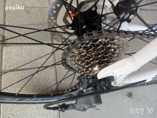 Продавам колела внос от Германия АЛУМИНИЕВ СПОРТЕН ВЕЛОСИПЕД WHISPER SPRINT 28 ЦОЛА ПРЕДНА КАРБОНОВА, снимка 5 - Велосипеди - 33321043