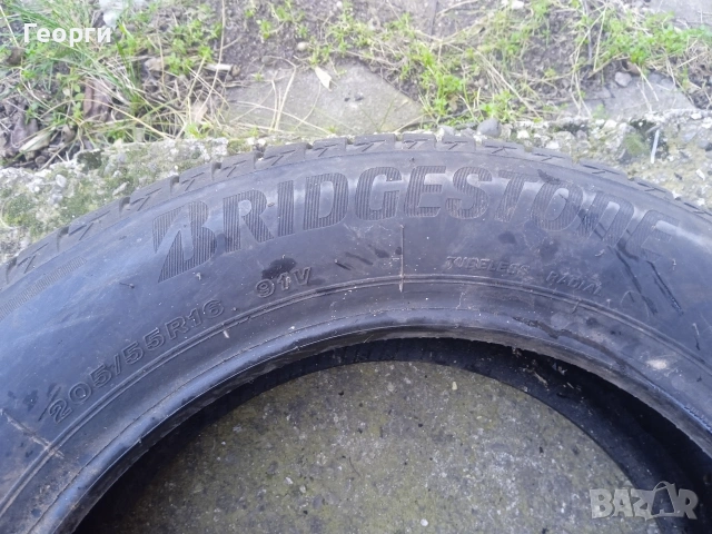 Bridgestone 205/55/16 - 1бр., снимка 4 - Гуми и джанти - 53075497