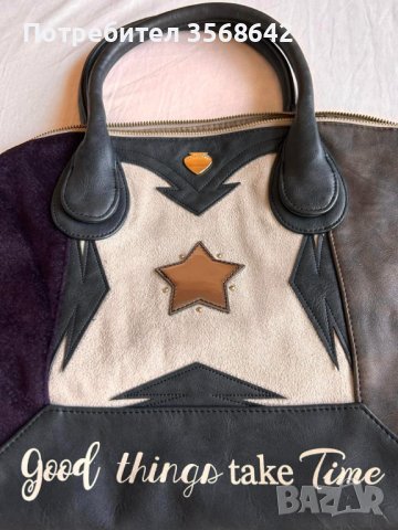 Le Pandorine Чанта от няколко материи, снимка 9 - Чанти - 43537634