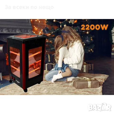 Електрически радиатор Hausberg HB-8802NG, 2200W, снимка 4 - Други инструменти - 47862298