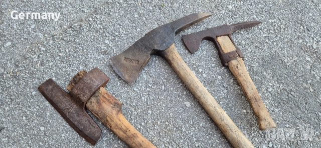 стара немска брадва, снимка 2 - Антикварни и старинни предмети - 52859165