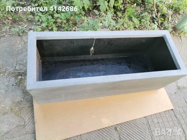 Дизайнерска саксия JUMBO JORT сива, снимка 2 - Саксии и кашпи - 50806750