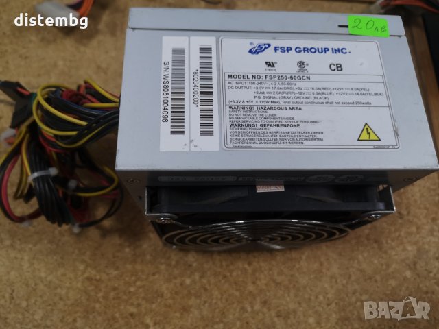 Компютърно захранване ATX FSP-250-60GCN, снимка 1 - Захранвания и кутии - 28396991