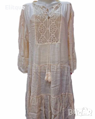 Свежарска плажна туника с пискюли, снимка 4 - Туники - 52854126