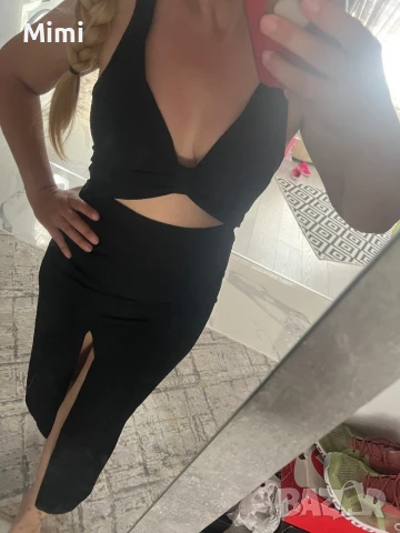 Секси рокля с цепка S/M, снимка 4 - Рокли - 50849656