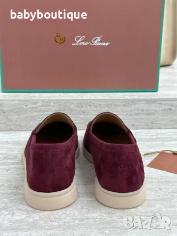 Loro Piana Burgundy , снимка 3 - Дамски ежедневни обувки - 47561620