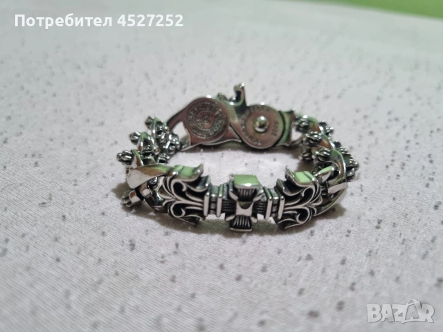 Chrome Hearts Luxury Bracelet – Масивна гривна (Gothic Art Design)
