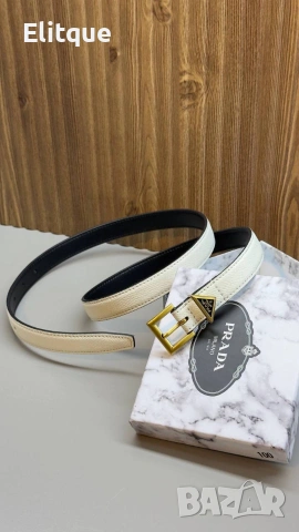 колани от естествена кожа в кутия prada, снимка 5 - Колани - 53010997