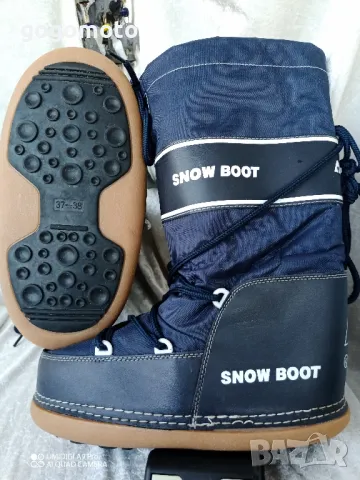 АПРЕСКИ 37 - 38, КАТО НОВИ водоустойчиви ТОПЛИ УНИСЕКС АПРЕСКИ Снегоходки,MOON BOOT®, SNOW BOOT®, снимка 8 - Дамски апрески - 47991771