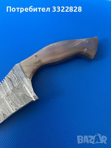 Нож от Дамаска стомана, снимка 7 - Ножове - 44014367