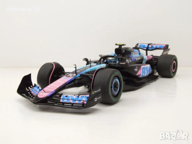 Alpine F1 Team A524 n.10 Brasilien GP 2024 P.Gasly - мащаб 1:18 на Solido моделът е нов в кутия