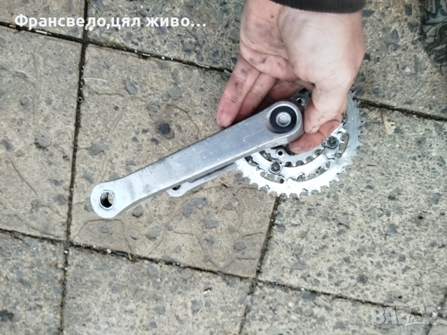 Курбел със средно движение за велосипед колело Shimano fc m 18, снимка 2 - Части за велосипеди - 41895088